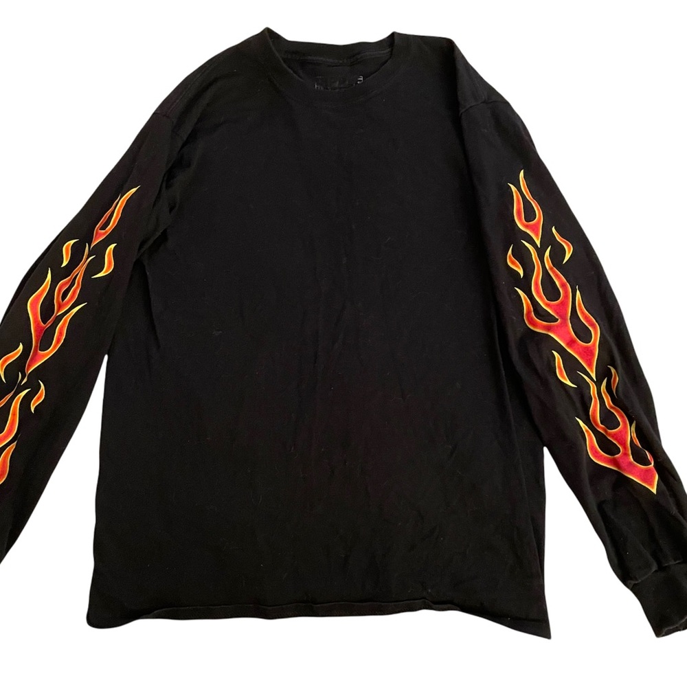 Long sleeve flame shirt